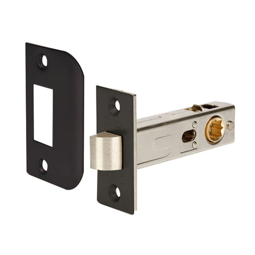 Zanda Tubular Latch 60mm Backset Matt Black 1131.BLK