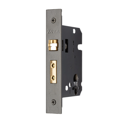 Zanda Heavy Duty Roller Mortice Lock 57mm Backset Graphite Nickel 1140.GN