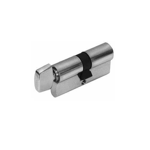 Zanda Euro Single Cylinder 5 Pin (Key/Turn) Keyed Alike 70mm Satin Chrome 1148.KA.SC