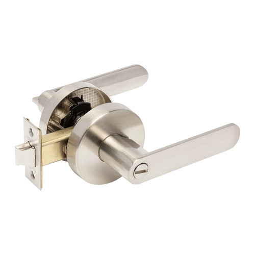 Zanda Sceptre Door Handle Lever Privacy Set Brushed Nickel 11501.BN