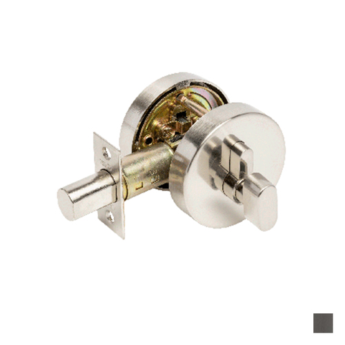 Zanda Triad Round Slimline Single Deadbolt Key/Turn - Available in Various Finishes
