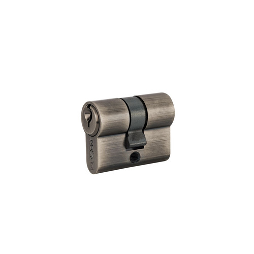 Zanda Euro Double Cylinder 3 Pin (Key/Key) Keyed to Differ 40mm Graphite Nickel 1178.GN 