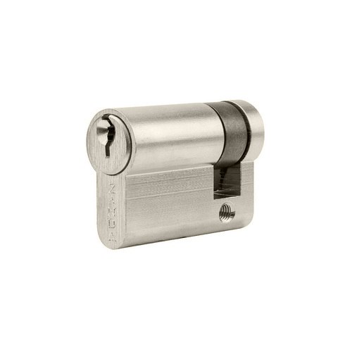 Zanda Euro Half Cylinder Key 35mm Brushed Nickel 1199.BN