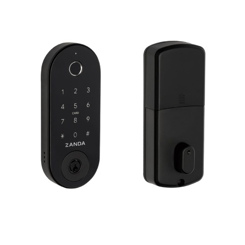 Zanda Stealth Smart Lock Deadbolt 60mm Matt Black 1320.BLK