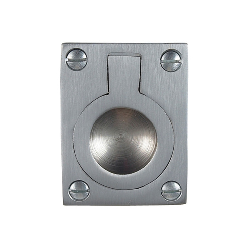 Zanda 5154SC Flush Ring Satin Chrome 50x37mm