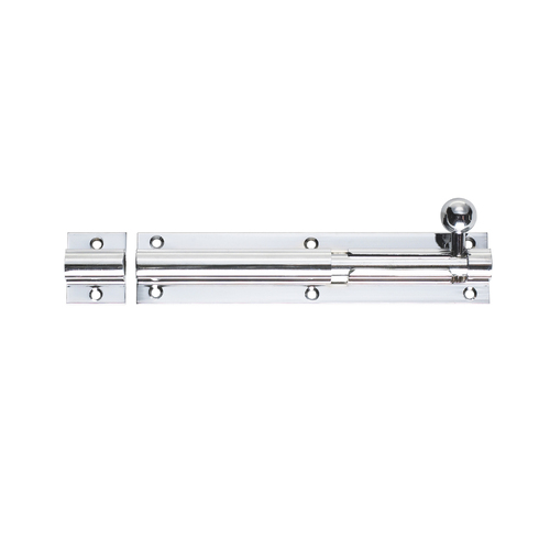 Zanda Heavy Duty Straight Barrel Bolt 150x31x30mm Satin Chrome 5224.SC