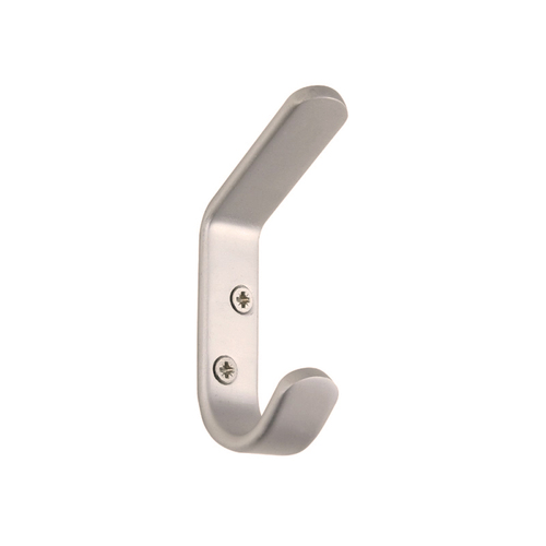 Zanda Aluminium Hat and Coat Hook Brushed Nickel 5250.BN