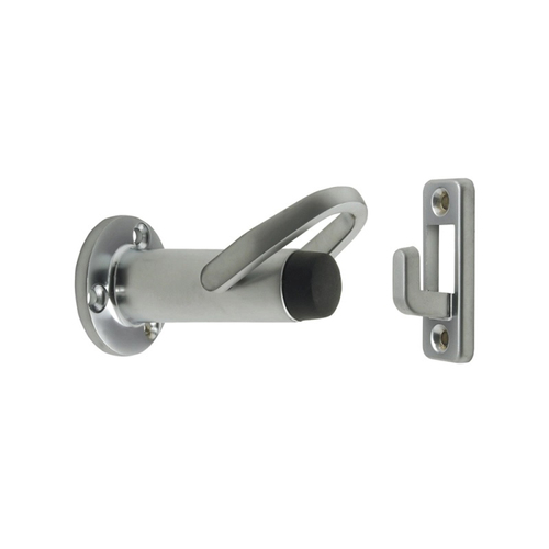 *WHILE SUPPLY LAST* Zanda Door Stop or Holder Stopper Satin Chrome 5258.SC