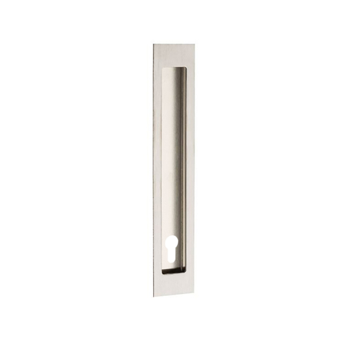 Zanda Verve Flush Pull with Euro Keyhole 200x37mm Stainless Steel 5304.E.SS