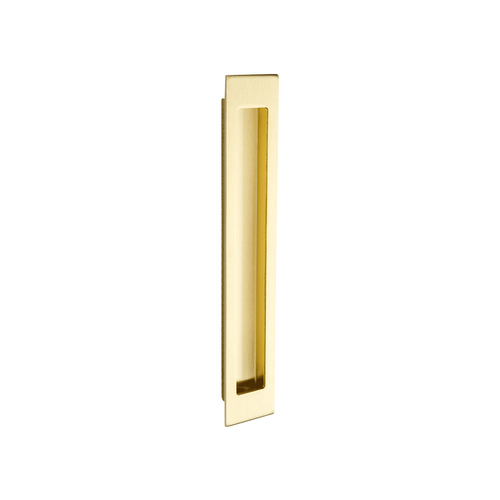 Zanda Verve Flush Pull Concealed Fixing 200x37mm Satin Brass 5304.SB