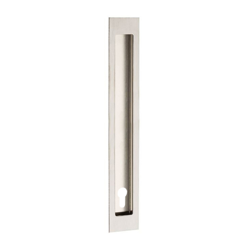 Zanda Verve Flush Pull with Euro Keyhole 250x37mm Stainless Steel 5305.E.SS