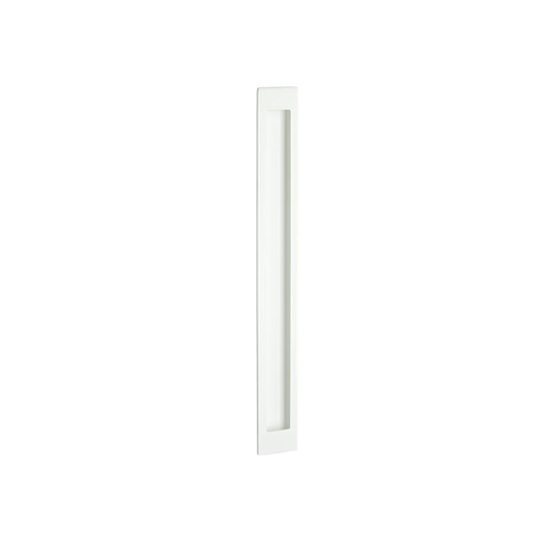 Restocking Soon: ETA Mid May - Zanda Verve Flush Pull Concealed Fixing 300mm Matt White 5306.WHT