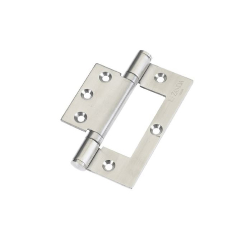 Zanda Fast Fix Bearing Hinge Aluminium 100x70x2.5mm Stainless Steel 5908.2SS