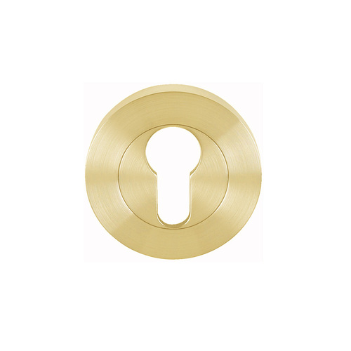 Zanda Astron Round Euro Escutcheon 55mm Satin Brass 7020.2.SB