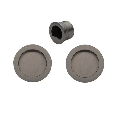 Zanda Visca Flush Pull Kit Passage Set Graphite Nickel 8107.GN