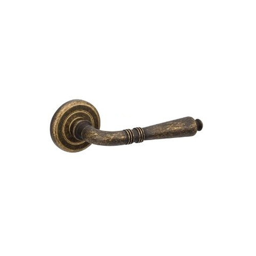Zanda Balmain Door Lever Handle on Round Rose - Available in Passage and Entrance Set