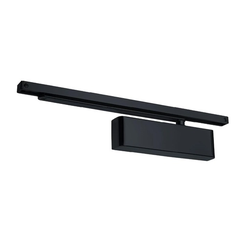 Zanda Door Closer Combined Unit Slide Armset Matt Black TS.9205.SRSA.BL