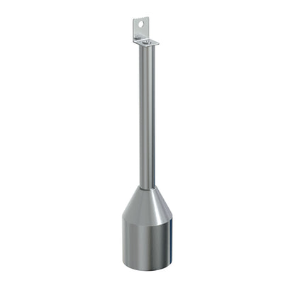 Metlam Single Fix Foot Assembly 150mm Satin Stainless Steel 112_150LEG