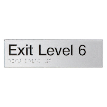 Tim The Sign Man Exit Level Six Silver/Black EL6-SILVER
