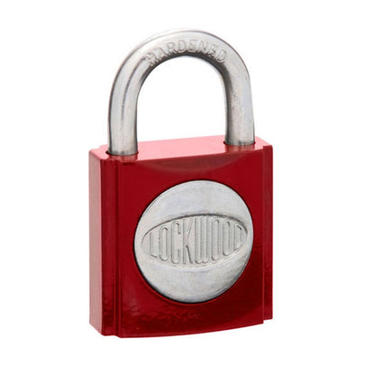 Lockwood 225 Fire Brigade Padlock Includes 2 Keys Red 225/40/119/003