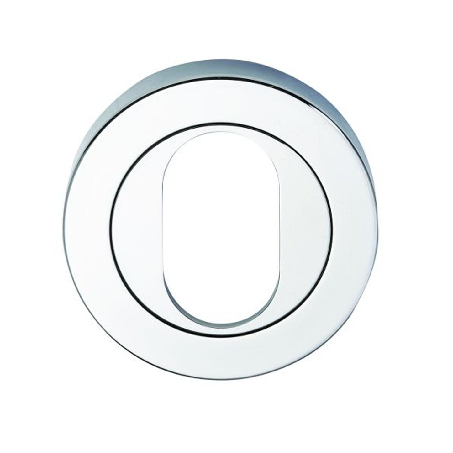 Lockwood Symphony 1220 Series Internal Oval Cylinder Escutcheon Satin Chrome 1226/I64
