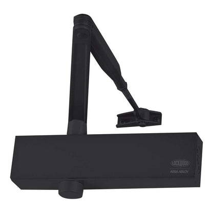 Lockwood EN 2-4 Door Closer Adjustable Backcheck Display Pack Black 7724BLKDP