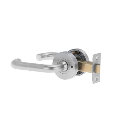 Lockwood Velocity Door Round Privacy Set & 37 Lever Satin Chrome VSR2/37SC