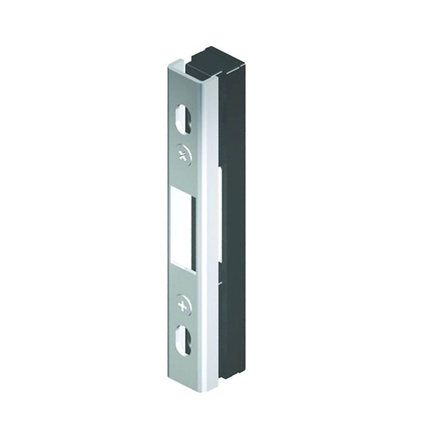 Lockwood Adjustable Sliding Door Strike Satin Stainless Steel P33600