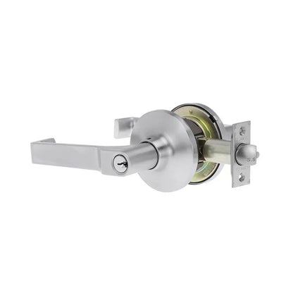 Lockwood Door Key In Lever Storeroom Set 60-70mm Satin Chrome KL2D80SC