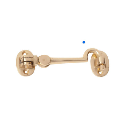 Tradco Cabin Hook 100mm  Polished Brass 1516PB