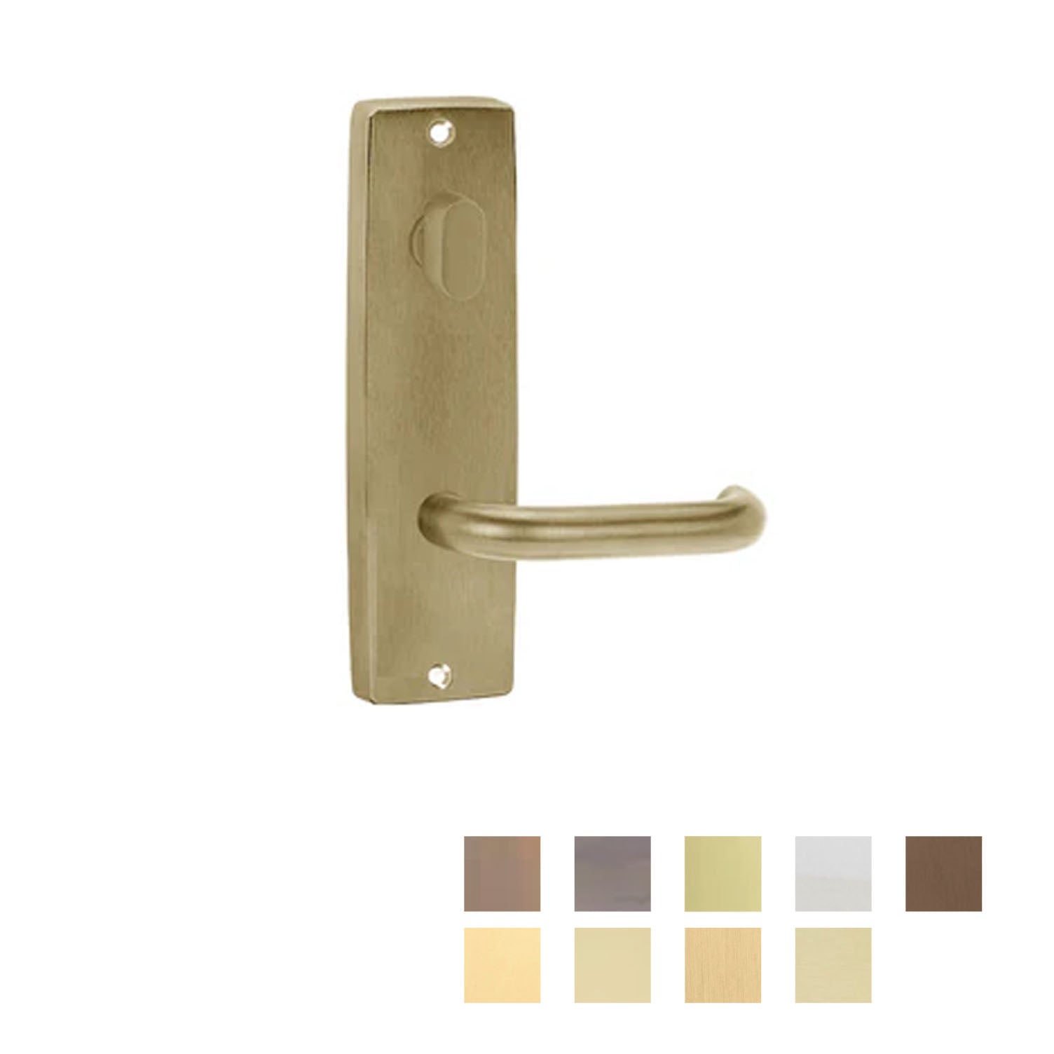 Lockwood 1904 Square End Plate with Turn & 70 Lever - Available in Various Finishes