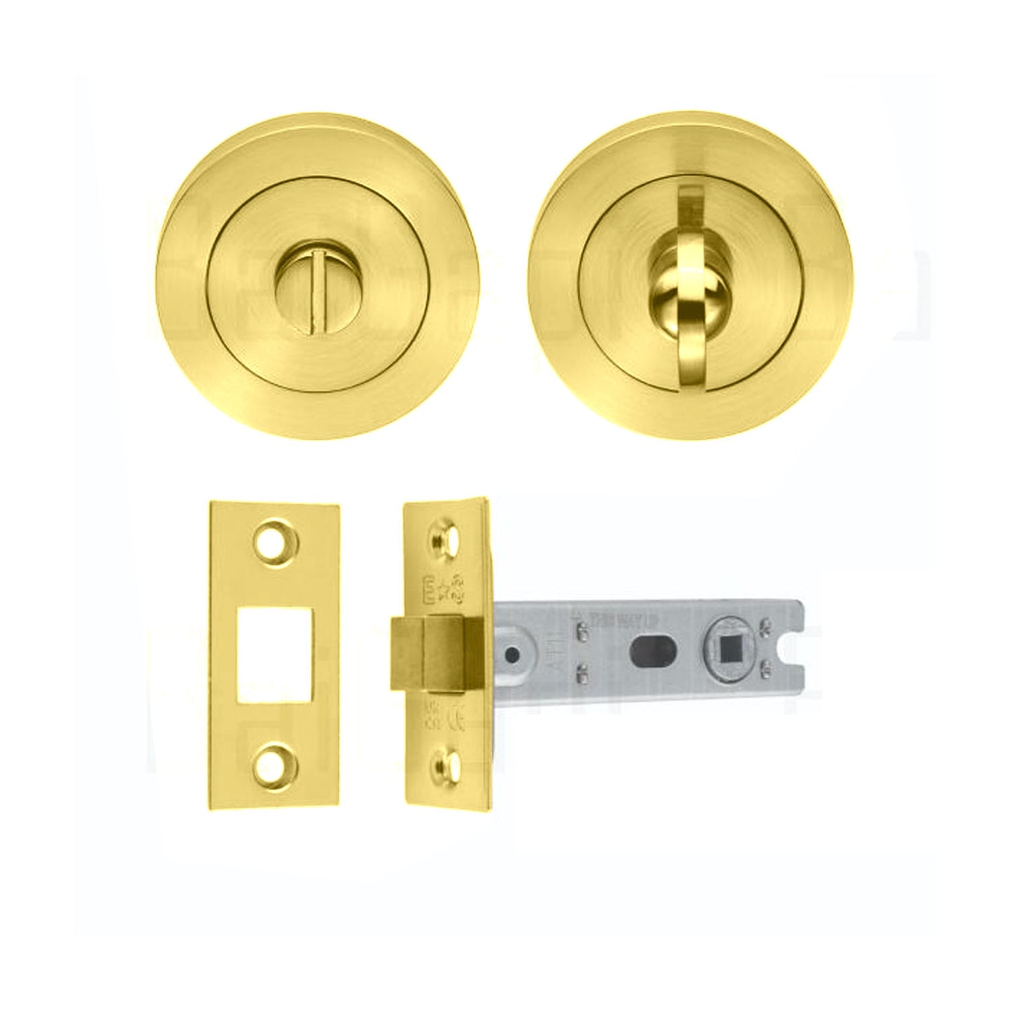 Serozzetta Privacy Set Satin Brass UDP/BATH30/SB