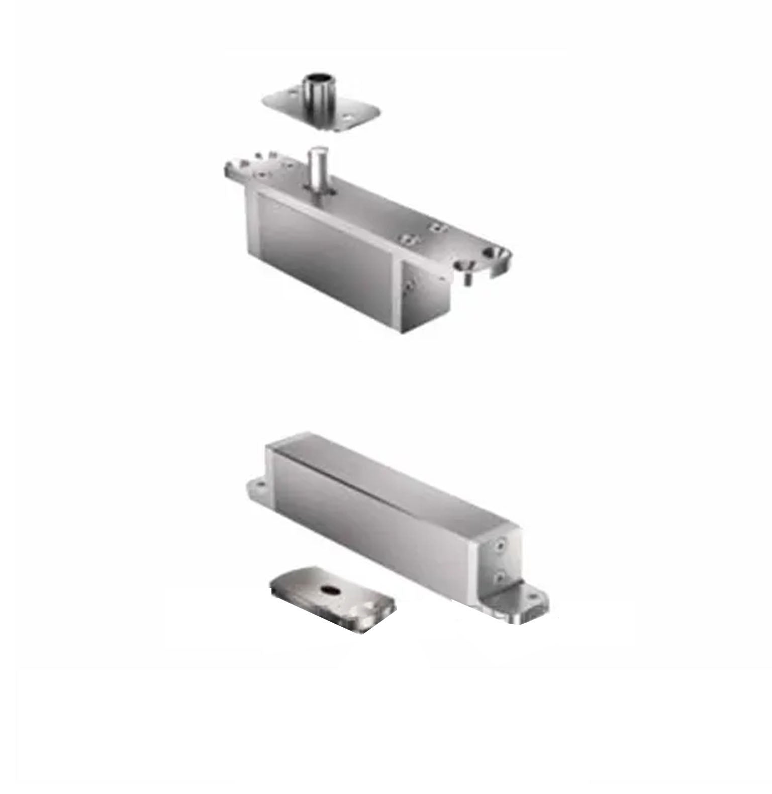 FritsJurgens Set System FX | 70mm Pivot Point Floor Plate Satin Stainless Steel FJS/STFX70CSSS