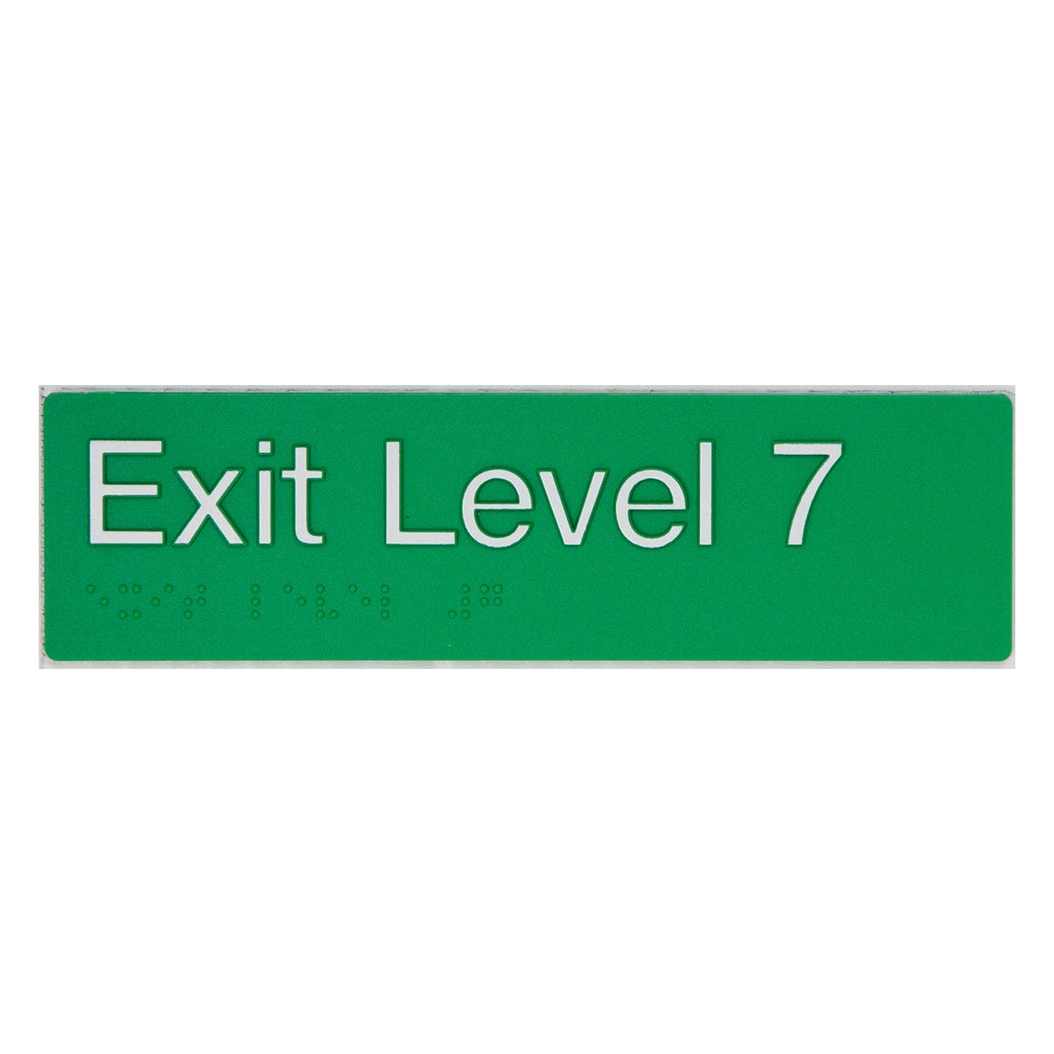 Tim The Sign Man Exit Level Seven Green/White EL7-GREEN