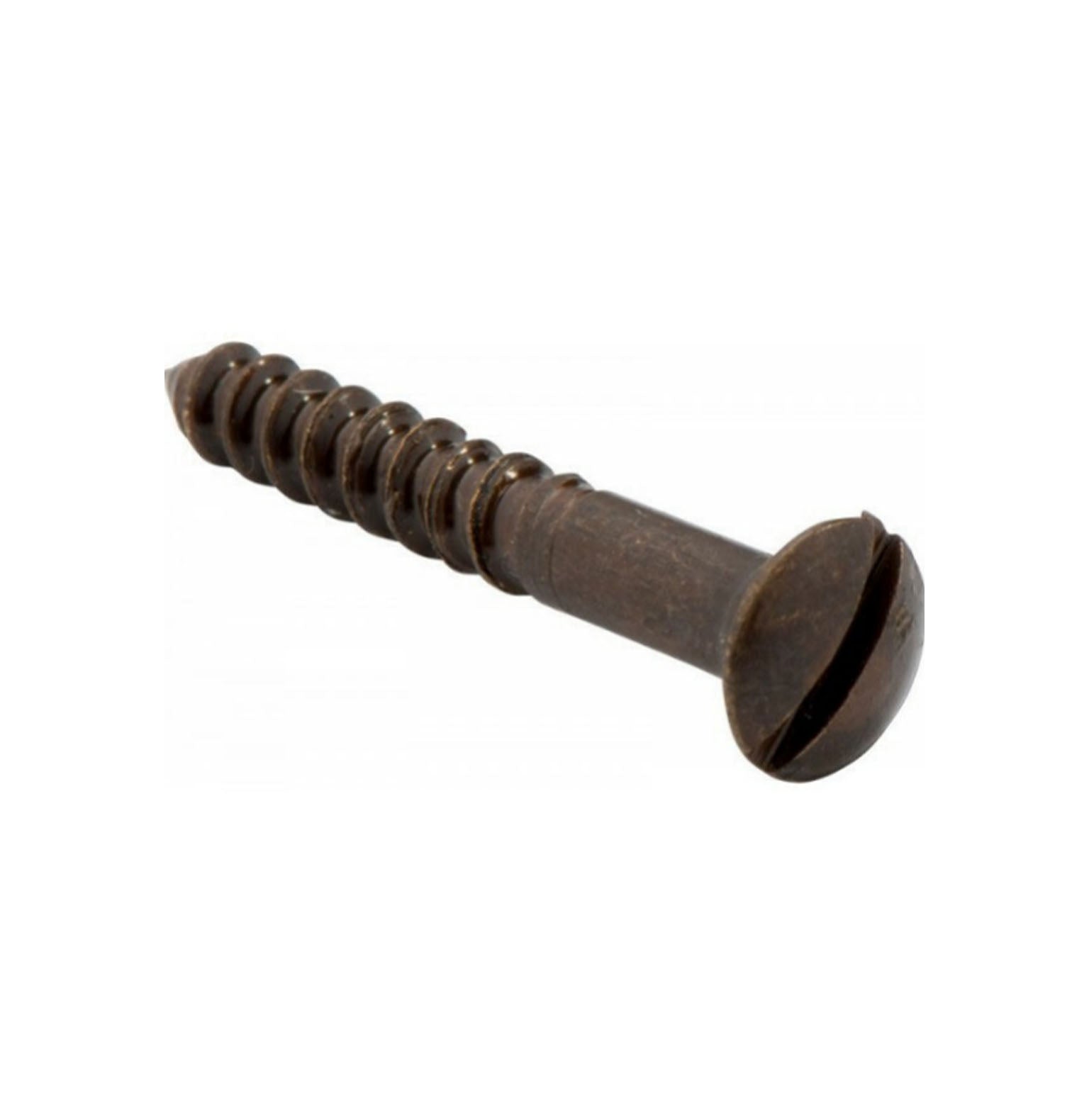 Tradco Domed Head Screw Antique Copper 6 Gauge Pack of 50 25mm SCAC25