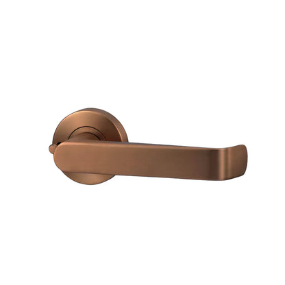 Lockwood Door Handle Vivid Lever V1 Privacy Set 54mm Satin Bronze PVD VIV2/V1BZPVD