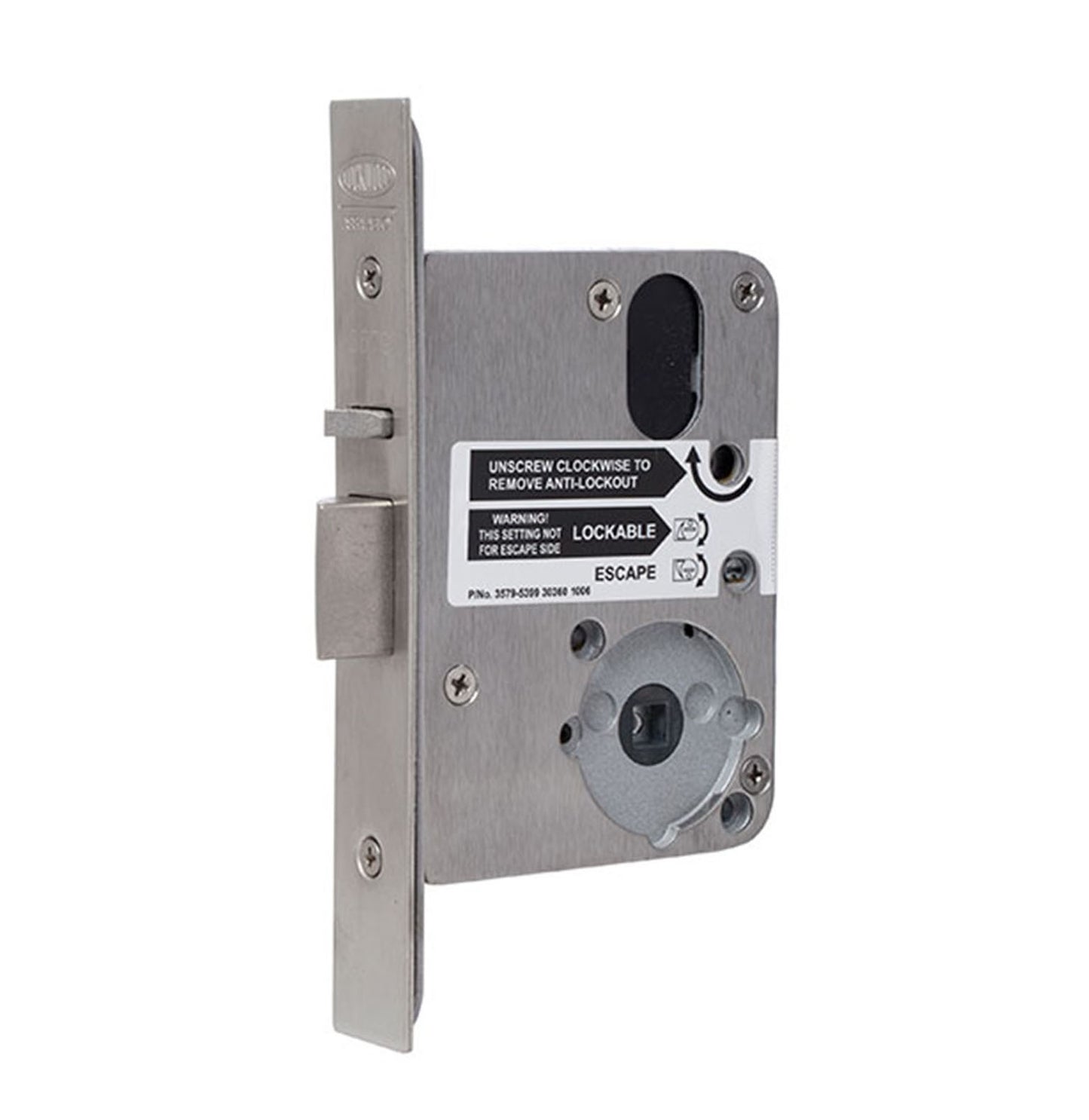 Lockwood Secure Area Universal Primary Lock 60mm Satin Chrome 35792SC