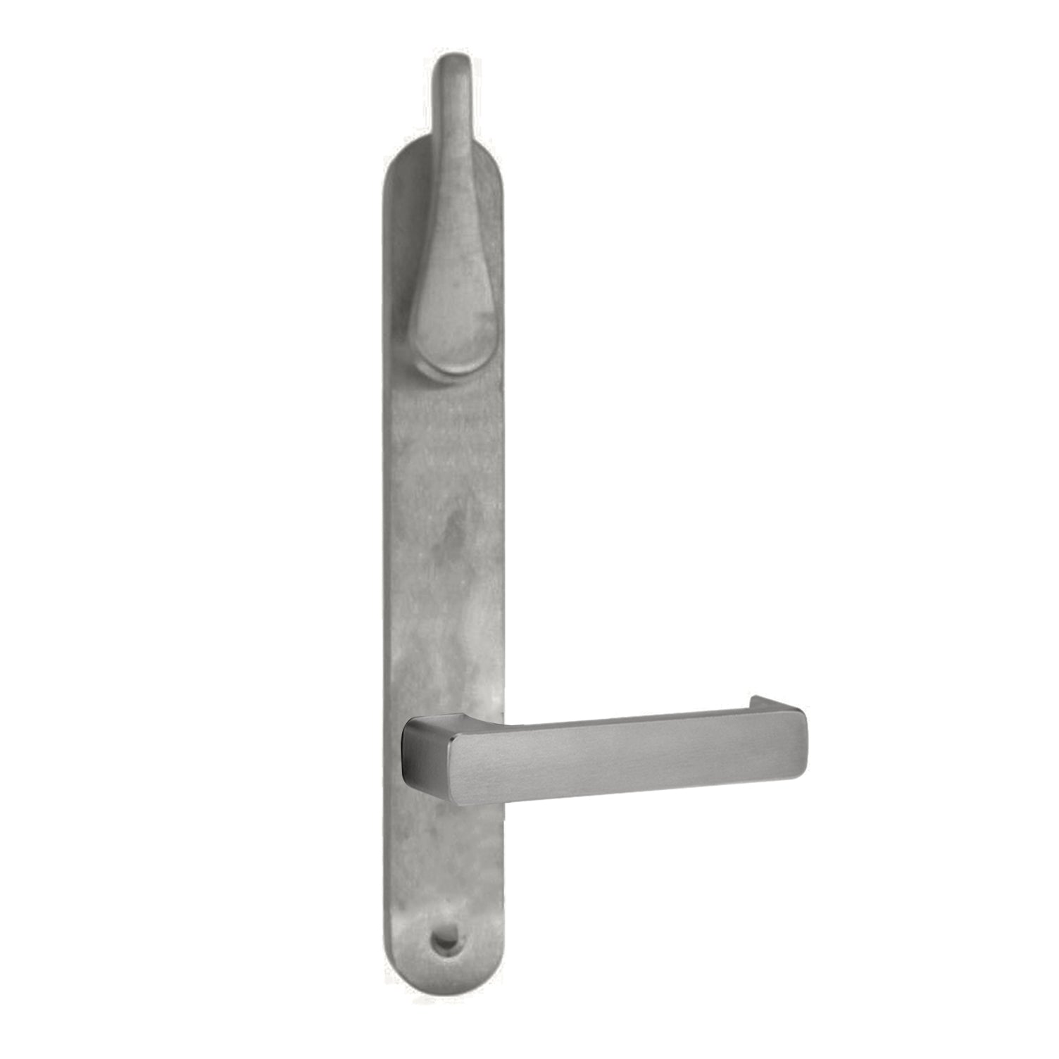 Lockwood 5939 Round End Plate With Accessible Turn & 76 Lever Satin Chrome 5939/76SC