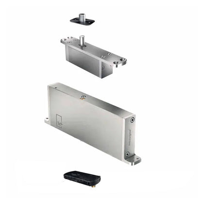 FritsJurgens System Full Kit M+ | 70mm Min Pivot Point Squared Floor Plate  Matt BlacFJS/STM+70DSBK