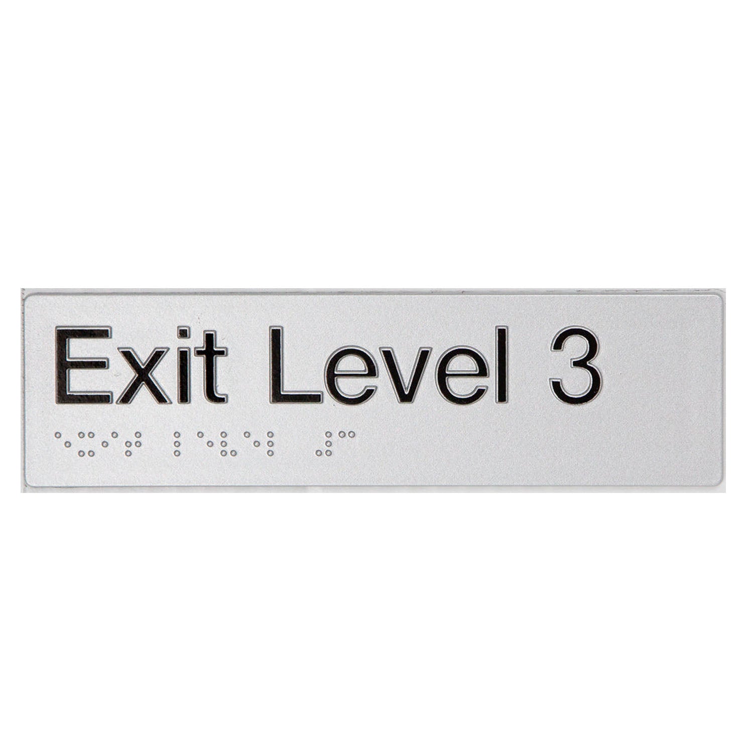 Tim The Sign Man Exit Level Three Silver/Black EL3-SILVER