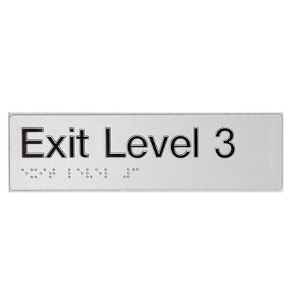 Tim The Sign Man Exit Level Three Silver/Black EL3-SILVER