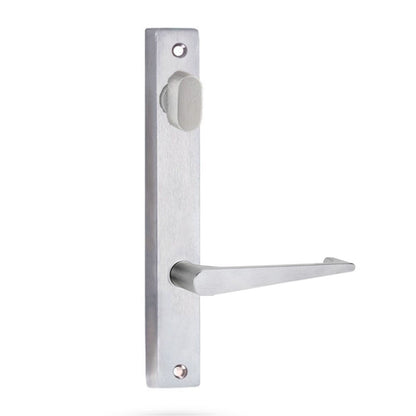 Lockwood 4904 Square End Plate With Turn & 133 Lever Satin Chrome 4904/133SC