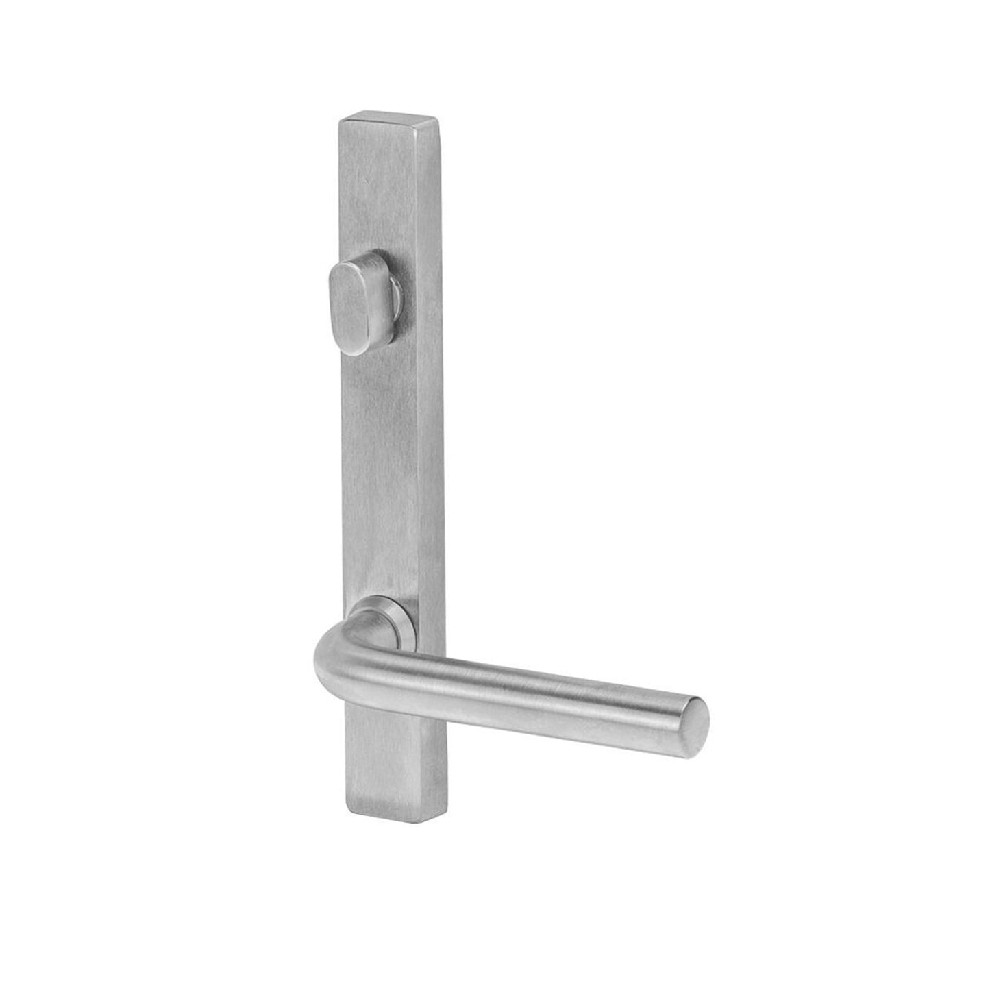Lockwood 4804 Square End Plate With Turn & 97 Lever Satin Chrome 4804/97SC