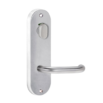 Lockwood 2916 Round End Plate with Privacy Indicator Turn & 70 Lever Satin Chrome 2916/70SC