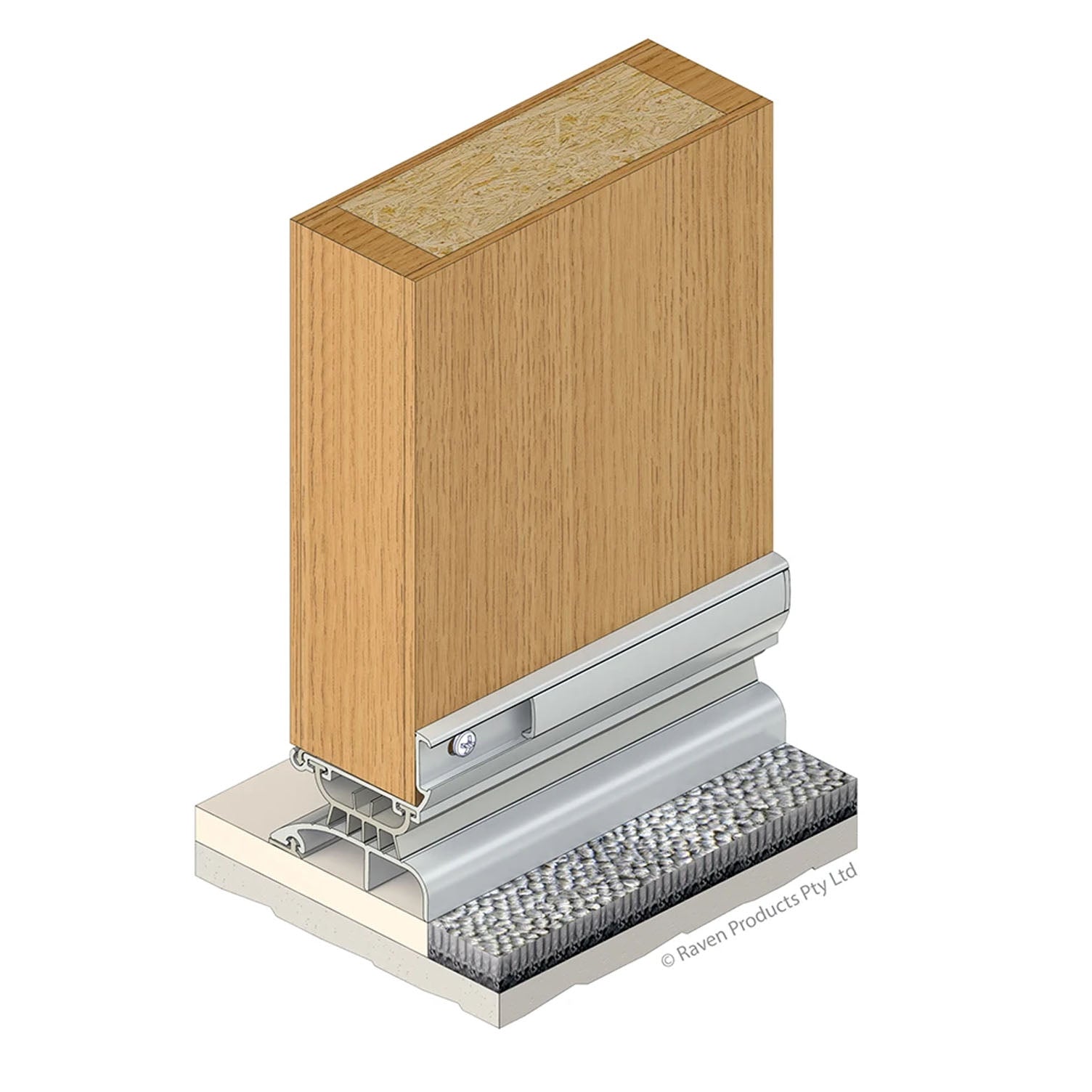Raven RP4 Storm Proof Door Bottom Seal - Available in Various Sizes