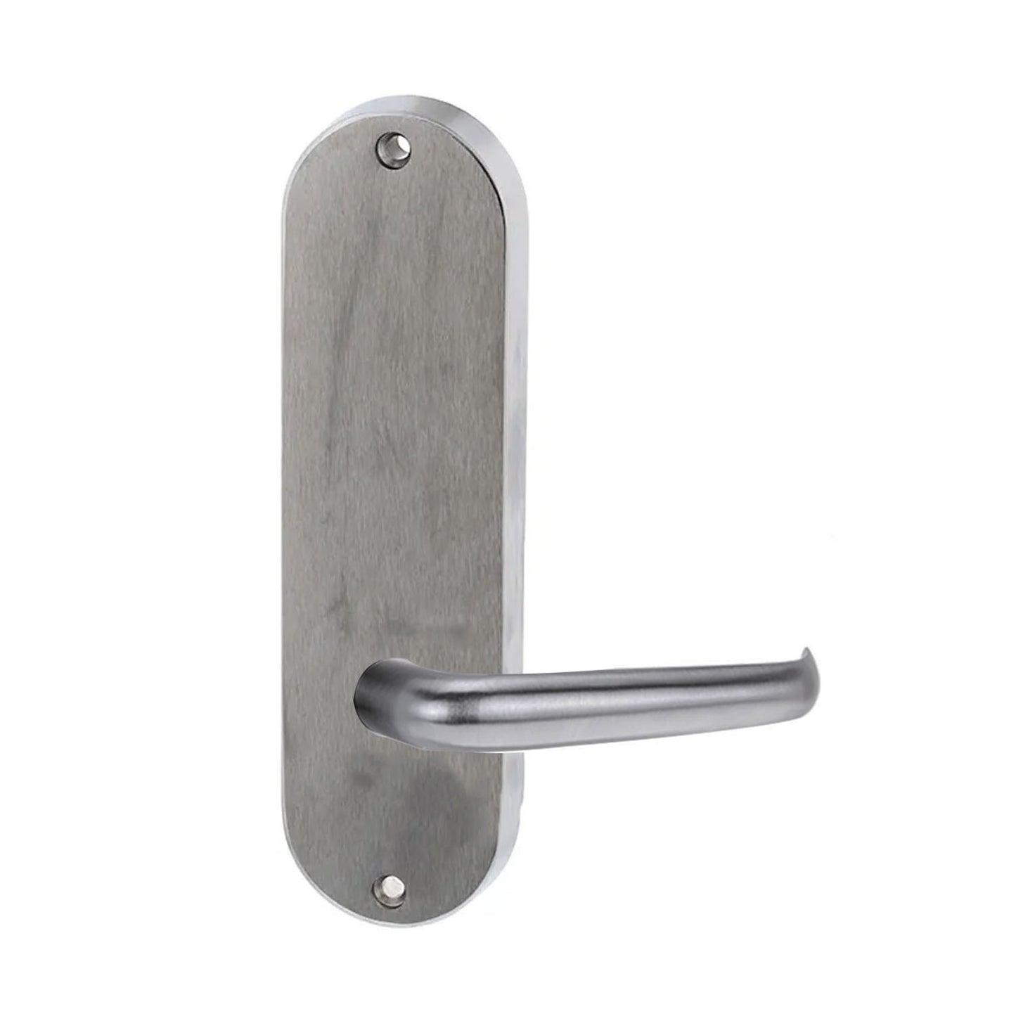 Lockwood 2905 Round End Plate With 180 Lever Satin Chrome 2905/180SC