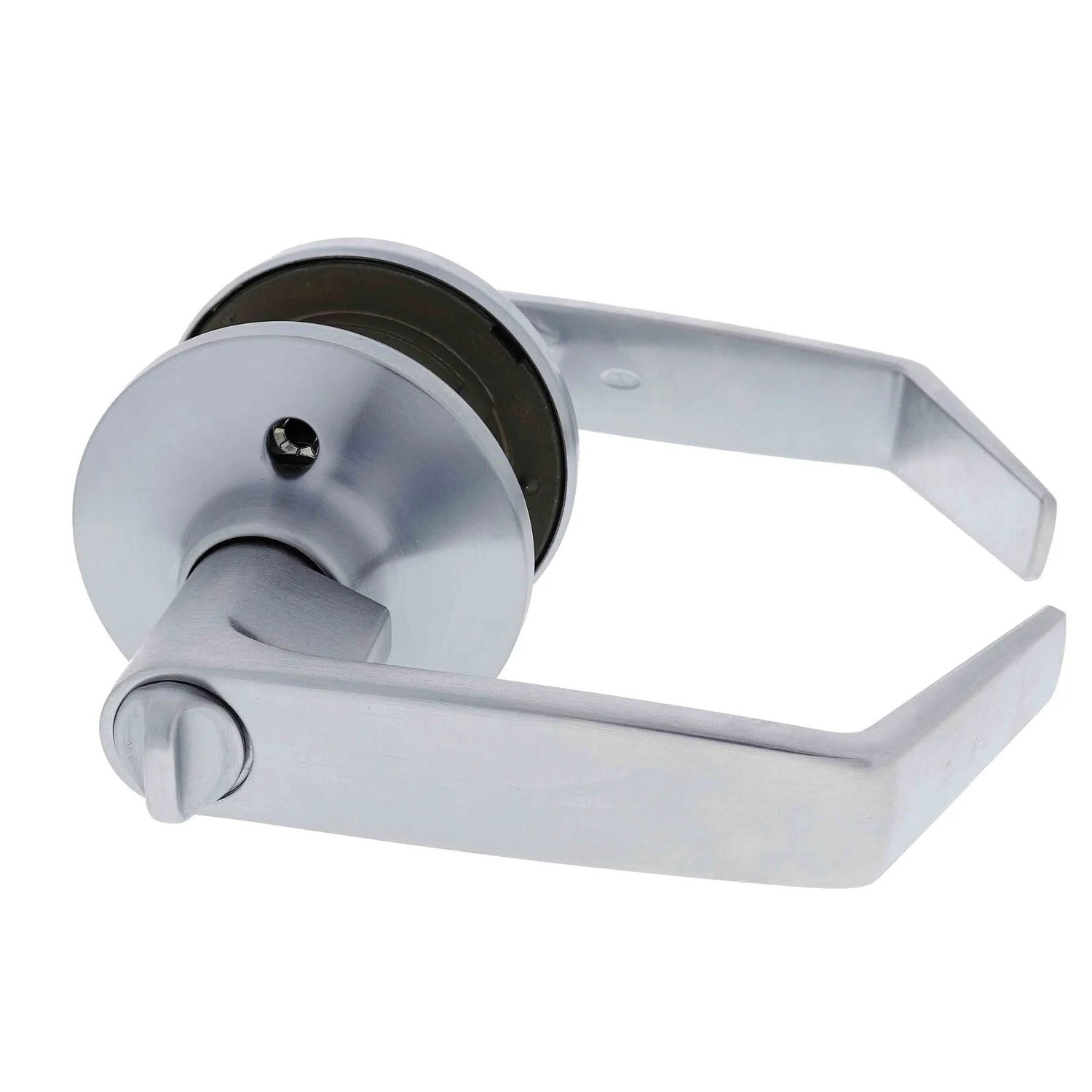 Carbine Rosehill Privacy Door Lever Handle Set Fire Rated Satin Chrome PR6030