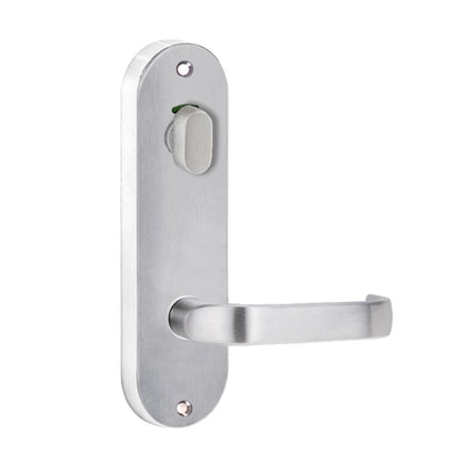 Lockwood 2916 Round End Plate With Privacy Indicator Turn & 74 Lever Satin Chrome 2916/74SC