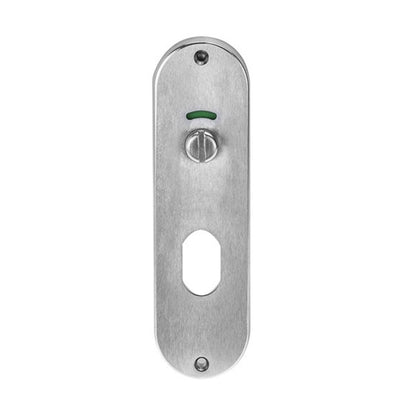 Lockwood 2919 Round End Plate With Privacy Indicator Emergency Turn Low Cylinder Polished Chrome 2919PC