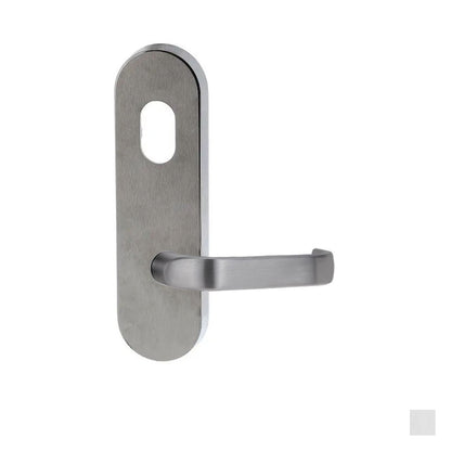 Lockwood 2801 Round End Plate With Cylinder Hole & 74 Lever  - Available in Various Finishes